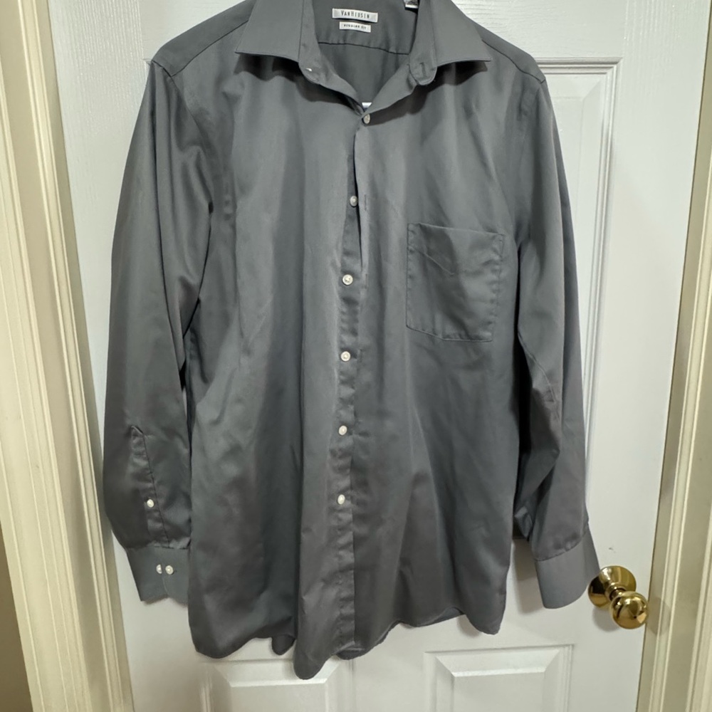Van Heusen Gray Dress Shirt